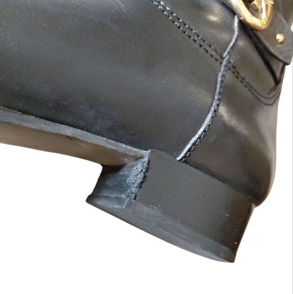 Michael Kors Black and Brown Heeled Boots - Picture 13 of 16
